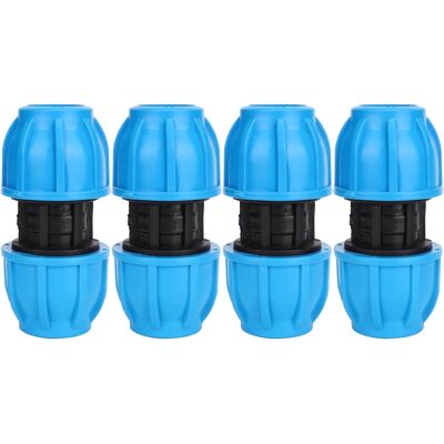 YOTOWN Set Di 4 Connettori In Plastica Pe Da 25 Mm Dritti – Raccordo Per Tubi Dell'acqua In Ppr/pe/pvc YOTOWN Set Di 4 Connettori In Plastica Pe Da 25 Mm Dritti – Raccordo Per Tubi Dell'acqua In Ppr/pe/pvc