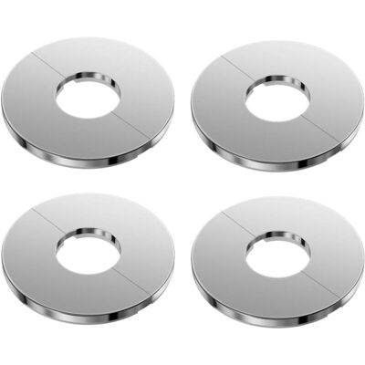 XISRENS 4 Rosette Per Rubinetto Cromate, Diametro Interno 27 Mm, Rosetta Per Rubinetto, Rosetta Per Miscelatore Doccia, Rosetta Per Radiatore XISRENS 4 Rosette Per Rubinetto Cromate, Diametro Interno 27 Mm, Rosetta Per Rubinetto, Rosetta Per Miscelatore Doccia, Rosetta Per Radiatore