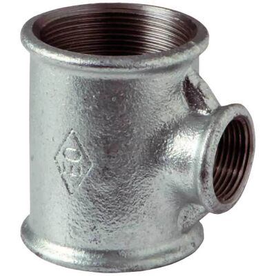 VDS "tee Ridotto Femmina In Ghisa Zincata 3/4"""" X 1"""" X 3/4" VDS "tee Ridotto Femmina In Ghisa Zincata 3/4"""" X 1"""" X 3/4"