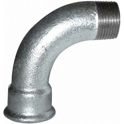 CODITAL Gomito Malleabile 90°, 33x42, Maschio Femmina Galva Grande Raggio CODITAL Gomito Malleabile 90°, 33x42, Maschio Femmina Galva Grande Raggio