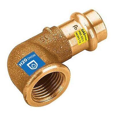 FRABO Raccordo Curvo Bronzo 1/2' X 15 Mm A Pressare Femmina FRABO Raccordo Curvo Bronzo 1/2' X 15 Mm A Pressare Femmina