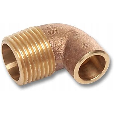 SANHA Gomito A 90° Per Saldatura Di Rame 15x1/2” Lwxgz Filettatura Esterna Bronzo SANHA Gomito A 90° Per Saldatura Di Rame 15x1/2” Lwxgz Filettatura Esterna Bronzo