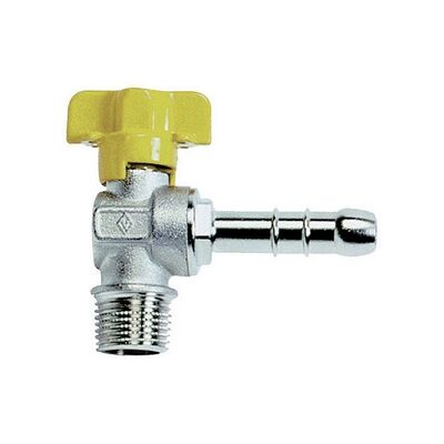 Bugatti Rubinetto Gas In Ottone A Squadro Con Farfalla Per Gpl Maschio Portagomma 1/2x9 Bugatti Rubinetto Gas In Ottone A Squadro Con Farfalla Per Gpl Maschio Portagomma 1/2x9