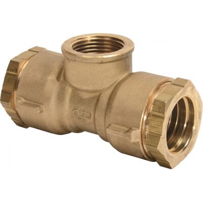 HUOT Té Femelle 15x21 Pe20 Raccordement Polyvalent Pe 20mm Et Fileté 15x21 - HUOT Té Femelle 15x21 Pe20 Raccordement Polyvalent Pe 20mm Et Fileté 15x21 -