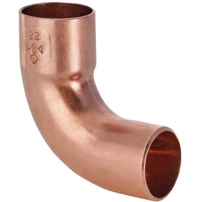 VDS Curva A 90° A Raggio Largo In Rame Maschio/femmina A Saldare Ø54 X 54 Mm VDS Curva A 90° A Raggio Largo In Rame Maschio/femmina A Saldare Ø54 X 54 Mm
