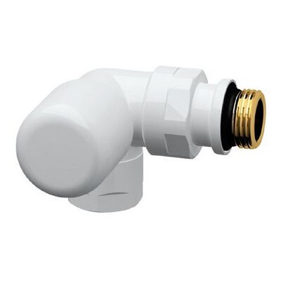 FAR Valvola Termostatizzabile Ad Angolo Destro Top 1/2 Bianco Lucido FAR Valvola Termostatizzabile Ad Angolo Destro Top 1/2 Bianco Lucido