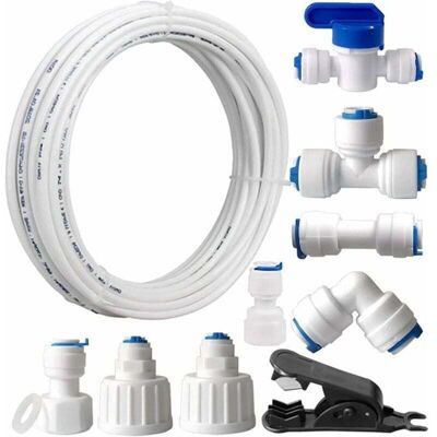 OEM Tubo Di Alimentazione Dell'acqua, Kit Di Connettori Universali Per Frigorifero, Set Di Collegamento Dell'acqua, Tubo Dell'acqua Per Frigorifero, Tubo Filtro Per Frigoriferi Europei/americani (15 M) OEM Tubo Di Alimentazione Dell'acqua, Kit Di Connettori Universali Per Frigorifero, Set Di Collegamento Dell'acqua, Tubo Dell'acqua Per Frigorifero, Tubo Filtro Per Frigoriferi Europei/americani (15 M)
