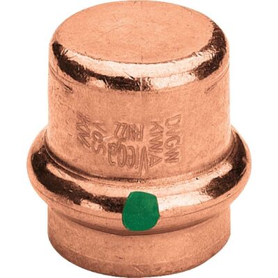 Viega Rame 35mm Tappo femmina a pressare - Raccordo tubo Viega Rame 35mm Tappo femmina a pressare - Raccordo tubo