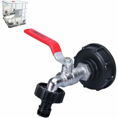 DPZO Adattatore Per Serbatoio D'Acqua Da 1000 Litri, Rubinetto Per Serbatoio Ibc Da 1000 Litri, Connettore Filettato Da 3/4", Uscita Per Rubinetto Per Raccolta Acqua Piovana, Raccordo Valvola, Raccordi Per DPZO Adattatore Per Serbatoio D'Acqua Da 1000 Litri, Rubinetto Per Serbatoio Ibc Da 1000 Litri, Connettore Filettato Da 3/4", Uscita Per Rubinetto Per Raccolta Acqua Piovana, Raccordo Valvola, Raccordi Per