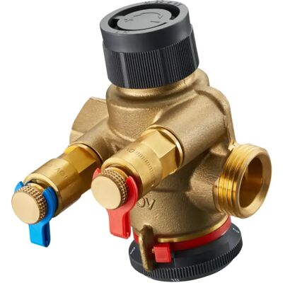 OVENTROP Valvola Di Regolazione Indipendente Dalla Pressione Cocon Qtz Con Raccordo A Vite E Filettatura Interna Pn 25 Dn 15, R 1/2 X Rp 1/2, 200-1300 L/h, Con Due Valvole Di Misurazione Classic Monta OVENTROP Valvola Di Regolazione Indipendente Dalla Pressione Cocon Qtz Con Raccordo A Vite E Filettatura Interna Pn 25 Dn 15, R 1/2 X Rp 1/2, 200-1300 L/h, Con Due Valvole Di Misurazione Classic Monta