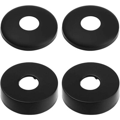 LIIYIELA Rosetta Per Rubinetto, Rosetta Per Miscelatore Doccia, 4 Copritubo In Acciaio Inox Nero, Rosetta Per Radiatore - Rosetta Per Rubinetti Doccia, Rubinetti, Radiatori LIIYIELA Rosetta Per Rubinetto, Rosetta Per Miscelatore Doccia, 4 Copritubo In Acciaio Inox Nero, Rosetta Per Radiatore - Rosetta Per Rubinetti Doccia, Rubinetti, Radiatori
