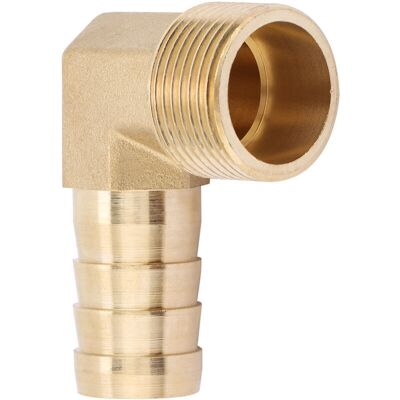 LIIYIELA Raccordo A Gomito In Ottone Con Attacco A Barb E Filettatura Maschio Da 3/4" (19 Mm). LIIYIELA Raccordo A Gomito In Ottone Con Attacco A Barb E Filettatura Maschio Da 3/4" (19 Mm).