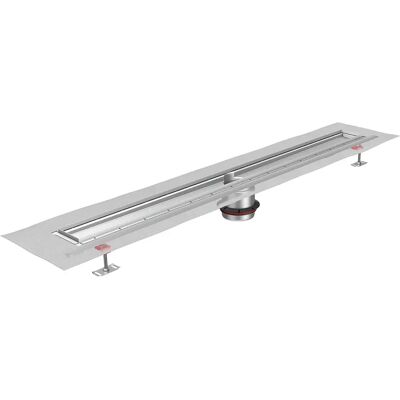ACO Showerdrain Public Canale 1500x110/con 1 Attacco Di Scarico Fl.hori/incl.manicotto Di Tenuta, 9011.60.16 ACO Showerdrain Public Canale 1500x110/con 1 Attacco Di Scarico Fl.hori/incl.manicotto Di Tenuta, 9011.60.16