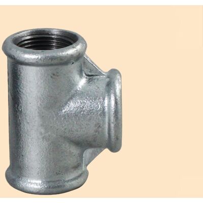 HYDROLAND Raccordo Reduction Tee 6/4x1x6/4 Zincato Ghisa HYDROLAND Raccordo Reduction Tee 6/4x1x6/4 Zincato Ghisa