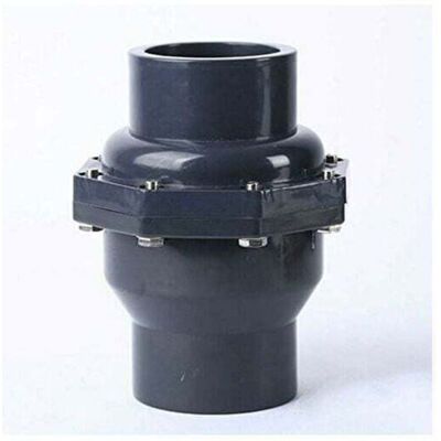 KZQ Valvola Di Ritegno A Levetta A Doppio Raccordo In Pvc Per Tubi In Pressione Metrici Dn25 Φ32 Mm - KZQ Valvola Di Ritegno A Levetta A Doppio Raccordo In Pvc Per Tubi In Pressione Metrici Dn25 Φ32 Mm -
