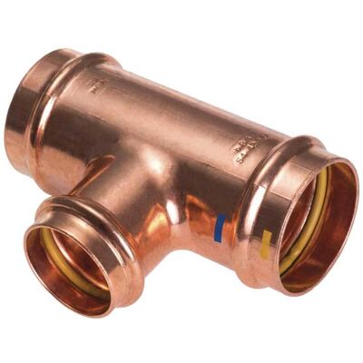 VDS Tee Ridotto Femmina In Rame A Pressare Ø22 X Ø18 X Ø22 Mm VDS Tee Ridotto Femmina In Rame A Pressare Ø22 X Ø18 X Ø22 Mm