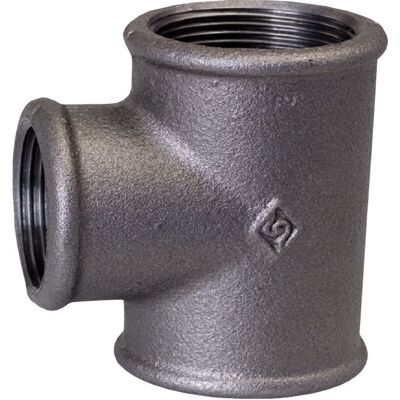 GEBO Raccordo A T Ridotto Femmina 5/4x1/2x5/4"" Nero, B1, Nr25, Nr 130r Opal GEBO Raccordo A T Ridotto Femmina 5/4x1/2x5/4"" Nero, B1, Nr25, Nr 130r Opal
