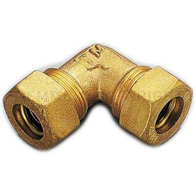 TIEMME Raccordo 10x10mm Curvo Doppio A Compressione Con Tenuta O-ring TIEMME Raccordo 10x10mm Curvo Doppio A Compressione Con Tenuta O-ring