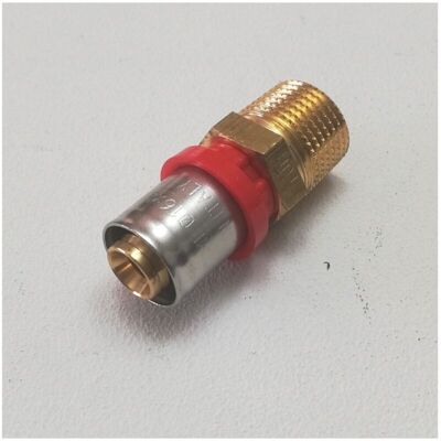 TIEMME Raccordo A Pressare Dritto Maschio 26 X 1' Multistrato TIEMME Raccordo A Pressare Dritto Maschio 26 X 1' Multistrato
