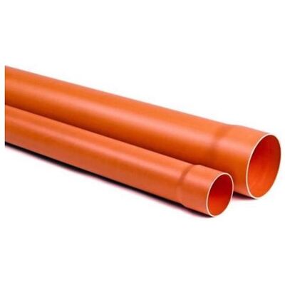 DIANFLEX Tubo Pvc Plastica Rossa Arancio 2 Metri Acqua Fogna 80 Mm DIANFLEX Tubo Pvc Plastica Rossa Arancio 2 Metri Acqua Fogna 80 Mm
