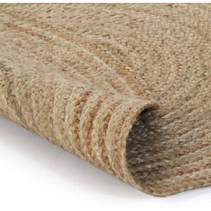 VIDAXL Tappeto In Juta Intrecciata 120 Cm Rotondo - VIDAXL Tappeto In Juta Intrecciata 120 Cm Rotondo -