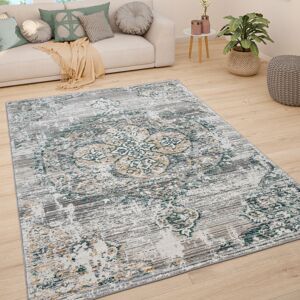 PACO HOME Tappeto Soggiorno Tappeto Salotto Pelo Corto Vintage Pastello Moderno Orientale 60x100 Cm, Verde - PACO HOME Tappeto Soggiorno Tappeto Salotto Pelo Corto Vintage Pastello Moderno Orientale 60x100 Cm, Verde -