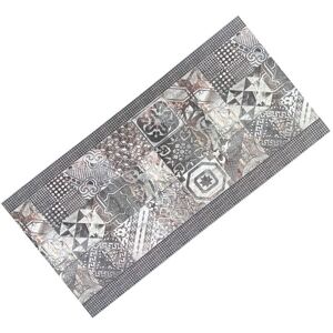 TEX FAMILY MAIOLICA GRIGIO - Grigio - 50x80 cm - PVC antiscivolo - Runner TEX FAMILY MAIOLICA GRIGIO - Grigio - 50x80 cm - PVC antiscivolo - Runner
