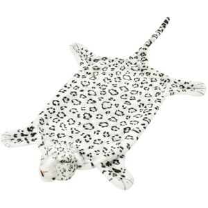 VIDAXL Tappeto Di Peluche A Forma Di Leopardo 139 Cm Bianco - VIDAXL Tappeto Di Peluche A Forma Di Leopardo 139 Cm Bianco -