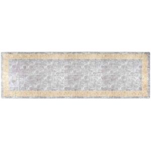VIDAXL Tappeto Lavabile 80x300 Cm Grigio Antiscivolo - VIDAXL Tappeto Lavabile 80x300 Cm Grigio Antiscivolo -