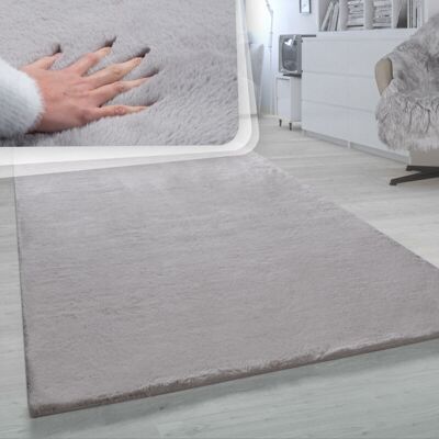 Tappeto Peluche PACO HOME Rabbit 780 - Rotondo 200cm, Grigio Tappeto Peluche PACO HOME Rabbit 780 - Rotondo 200cm, Grigio