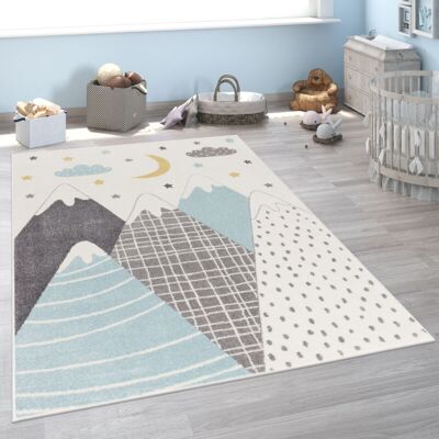 Tappeto per bambini PACO HOME Nino 886 rotondo - Motivo spaziale Tappeto per bambini PACO HOME Nino 886 rotondo - Motivo spaziale