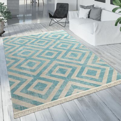 PACO HOME Tappeto Esterno 160cm - Design a rombi PACO HOME Tappeto Esterno 160cm - Design a rombi