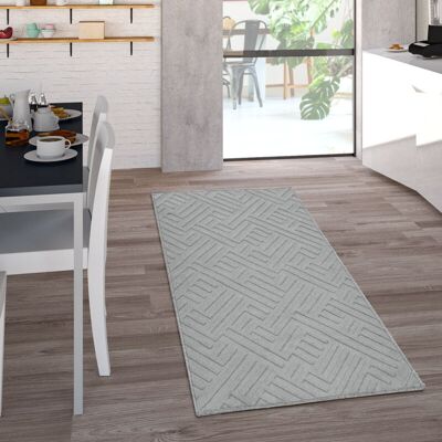 PACO HOME Tappeto Grigio 3D Design Interni Esterni PACO HOME Tappeto Grigio 3D Design Interni Esterni