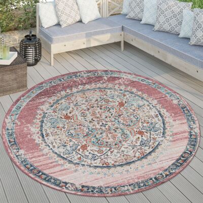 Paco Home - Tappeto esterno rotondo - 160cm Rosa Paco Home - Tappeto esterno rotondo - 160cm Rosa