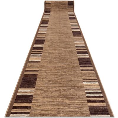 RUGSX Passatoia Gommata Adagio Beige Beige 90x410 Cm RUGSX Passatoia Gommata Adagio Beige Beige 90x410 Cm