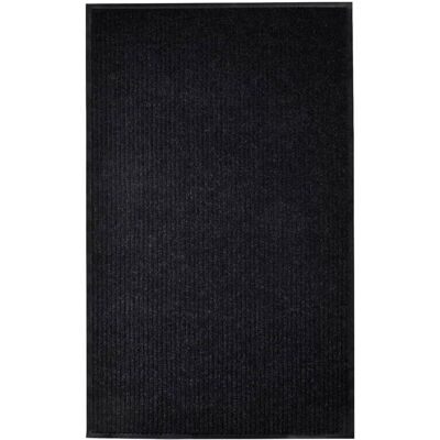 DÉCOSHOP26 Zerbino D'Ingresso Con Retro Antiscivolo 117 X 220 Cm Pvc Nero Dec040631 DÉCOSHOP26 Zerbino D'Ingresso Con Retro Antiscivolo 117 X 220 Cm Pvc Nero Dec040631