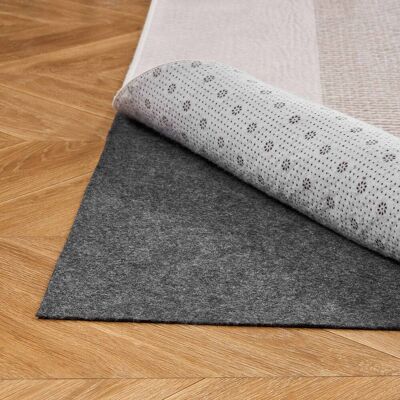 VEVOR Ferma Tappeto Antiscivolo Da 2743,2 X 3657,6 X 3 Mm, Rete Per Tappeti Con Cuscino In Feltro A Doppia Superficie E Antiscivolo In Gomma, Protezione Per Pavimenti In Legno Per Pavimenti, Finiture VEVOR Ferma Tappeto Antiscivolo Da 2743,2 X 3657,6 X 3 Mm, Rete Per Tappeti Con Cuscino In Feltro A Doppia Superficie E Antiscivolo In Gomma, Protezione Per Pavimenti In Legno Per Pavimenti, Finiture
