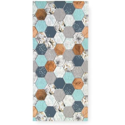 TEX FAMILY - Oriente Blu - Antiscivolo - 50x180 cm - Runner TEX FAMILY - Oriente Blu - Antiscivolo - 50x180 cm - Runner