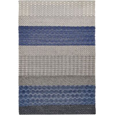 Tappeto in lana blu grigio Beliani - Tappeto Tappeto in lana blu grigio Beliani - Tappeto