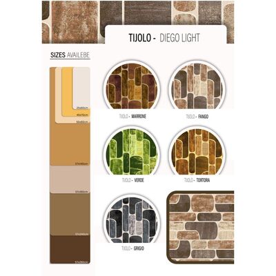 MARCA Tappeto Cucina Tijolo 40x 70 Cm Assortito MARCA Tappeto Cucina Tijolo 40x 70 Cm Assortito