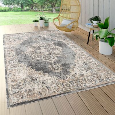 Tappeto esterno e interno Paco Home Beige grigio - ø 160 cm Tappeto esterno e interno Paco Home Beige grigio - ø 160 cm