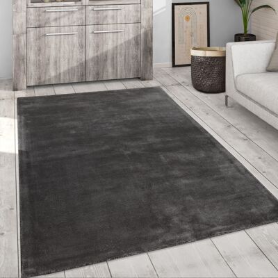 Paco Home - Tappeto Vintage Pelo Corto Fatto a Mano Monocolore Paco Home - Tappeto Vintage Pelo Corto Fatto a Mano Monocolore