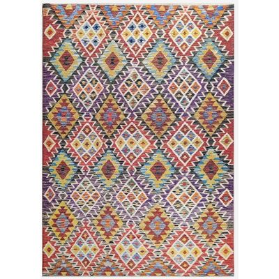 SANS MARQUE Tappeto Rettangolare Antiscivolo In Cotone Multicolor Antalya Kili09 SANS MARQUE Tappeto Rettangolare Antiscivolo In Cotone Multicolor Antalya Kili09