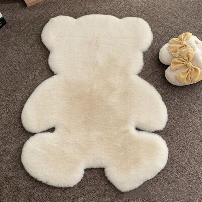 OEM Tappeto Morbido A Forma Di Orsetto In Peluche - Tappetino Antiscivolo Per Camera Da Letto, Cameretta O Ingresso - Comodo E Morbido Al Tatto (80 X 60 Cm) - Regalo Ideale Per Bambini E Decorazione Per L OEM Tappeto Morbido A Forma Di Orsetto In Peluche - Tappetino Antiscivolo Per Camera Da Letto, Cameretta O Ingresso - Comodo E Morbido Al Tatto (80 X 60 Cm) - Regalo Ideale Per Bambini E Decorazione Per L
