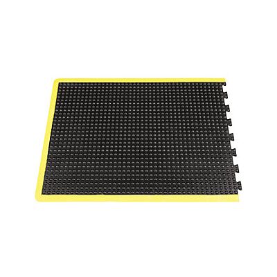 MILTEX Tappeto Antifatica Yoga Dome Basic Nero/giallo Lungh MILTEX Tappeto Antifatica Yoga Dome Basic Nero/giallo Lungh