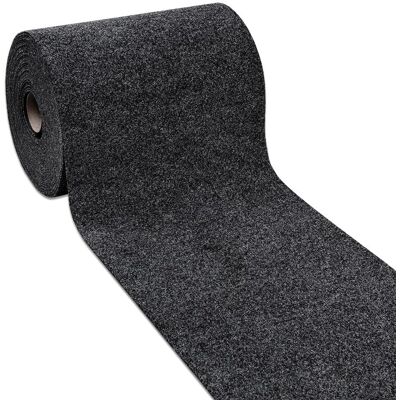 Emmevi Passatoia Al Metro H50 Cm Su Misura Tappeto Cucina Moquette Ingresso Antiscivolo 100% Made In Italy - Antracite Emmevi Passatoia Al Metro H50 Cm Su Misura Tappeto Cucina Moquette Ingresso Antiscivolo 100% Made In Italy - Antracite
