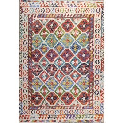 SANS MARQUE Tappeto Rettangolare Antiscivolo Misto Cotone Colorato Antalya Kili10 SANS MARQUE Tappeto Rettangolare Antiscivolo Misto Cotone Colorato Antalya Kili10