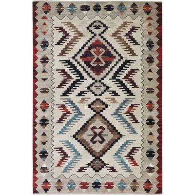 SANS MARQUE Tappeto Moderno Antiscivolo In Cotone Stampato Antalya Kili07 SANS MARQUE Tappeto Moderno Antiscivolo In Cotone Stampato Antalya Kili07