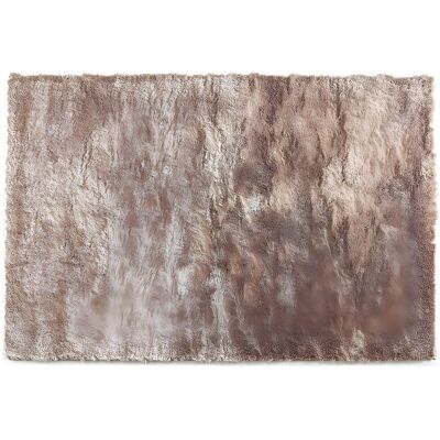 Unique Tappeto Shaggy Ultra Morbido Dolce - Tortora Con Riflessi Beige - 200 X 290 Cm Unique Tappeto Shaggy Ultra Morbido Dolce - Tortora Con Riflessi Beige - 200 X 290 Cm