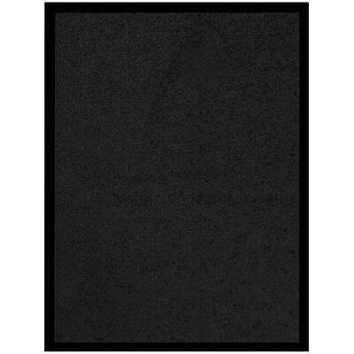 DÉCOSHOP26 Zerbino D'Ingresso Con Bordo Nero Superficie In Feltro Agugliato A Righe Retro Antiscivolo 40 X 60 Cm Pp E Vinile Antracite Dec040632 DÉCOSHOP26 Zerbino D'Ingresso Con Bordo Nero Superficie In Feltro Agugliato A Righe Retro Antiscivolo 40 X 60 Cm Pp E Vinile Antracite Dec040632